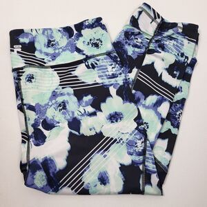 Fila Sport Capri Leggings Womens XLarge Scrunch‎ Hem Mid Rise Vented Sides